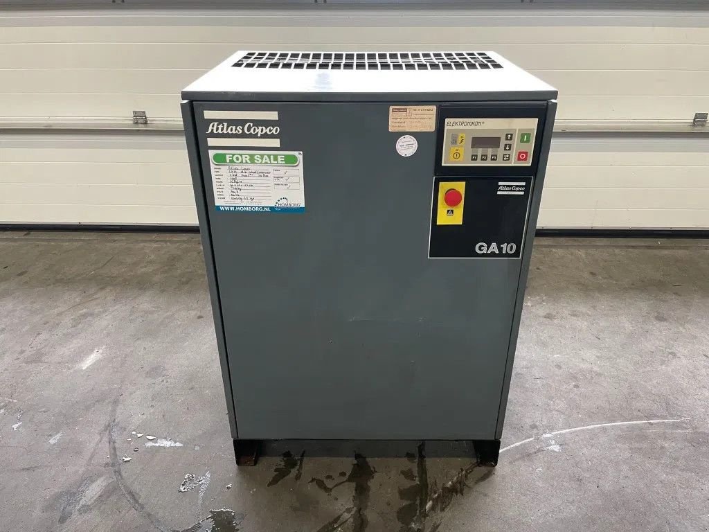 Kompressor του τύπου Atlas Copco GA10 - 11 kW elektrische schroefcompressor, Gebrauchtmaschine σε VEEN (Φωτογραφία 1)