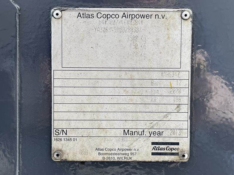 Kompressor des Typs Atlas Copco XAHS 347 CD - N, Gebrauchtmaschine in Waregem (Bild 4)