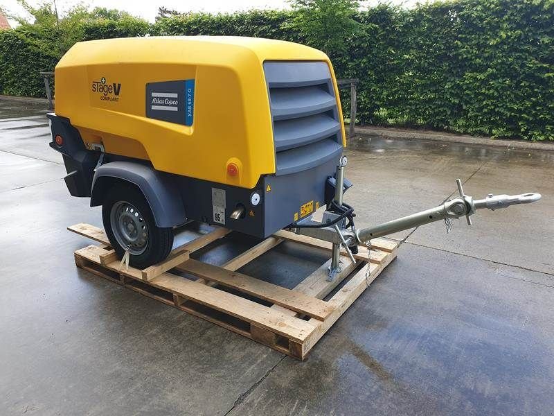 Kompressor del tipo Atlas Copco XAS 58-7 G 6 WHEELS N.B., Gebrauchtmaschine In Waregem (Immagine 2)