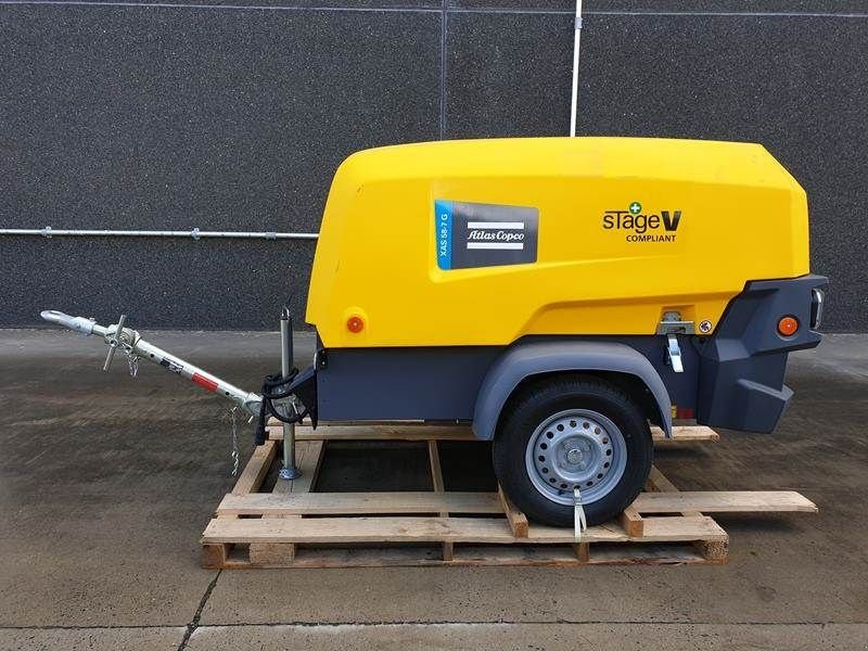 Kompressor Türe ait Atlas Copco XAS 58-7 G 6 WHEELS N.B., Gebrauchtmaschine içinde Waregem (resim 1)