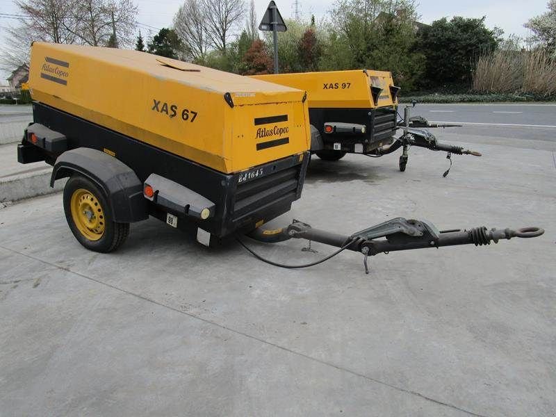 Kompressor Türe ait Atlas Copco XAS 67 DD, Gebrauchtmaschine içinde Waregem (resim 1)