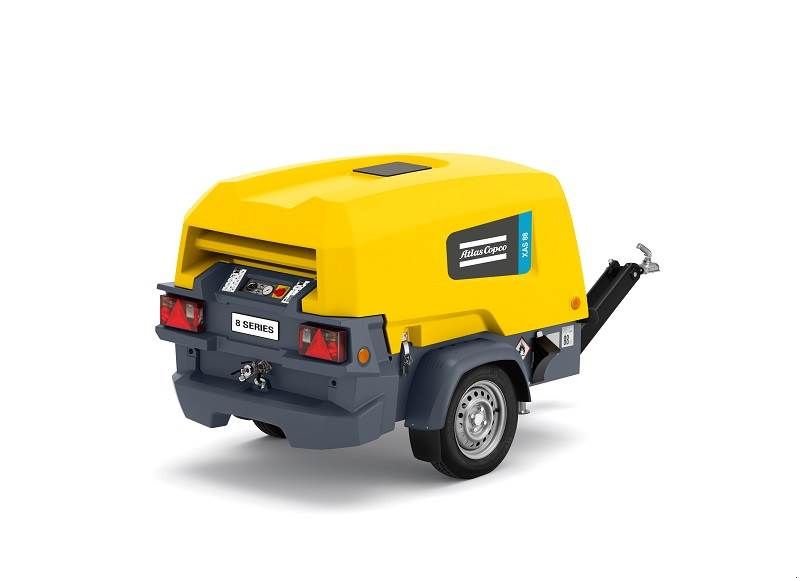 Kompressor a típus Atlas Copco XAS 68 KD WHEELS N.B., Neumaschine ekkor: Waregem (Kép 2)