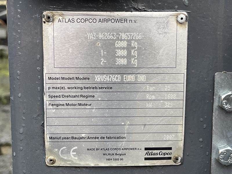 Kompressor del tipo Atlas Copco XRVS 476 CD, Gebrauchtmaschine en Waregem (Imagen 3)