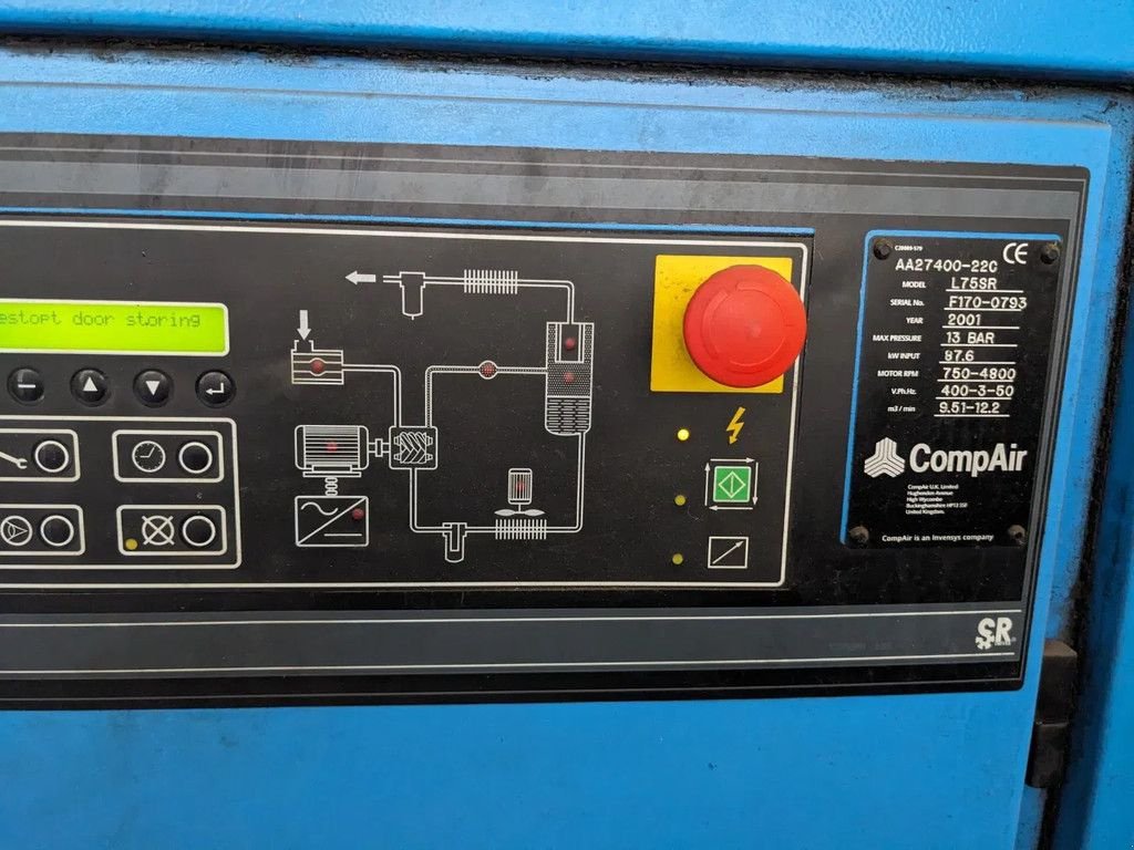 Kompressor des Typs Compair L75SR, Gebrauchtmaschine in Groningen (Bild 7)