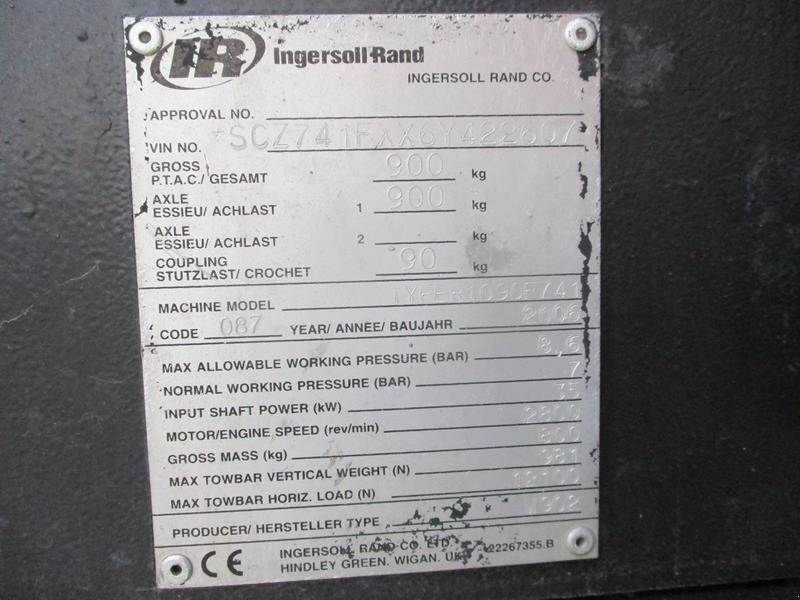 Kompressor tip Ingersoll Rand 7 / 41 - N, Gebrauchtmaschine in Waregem (Poză 8)