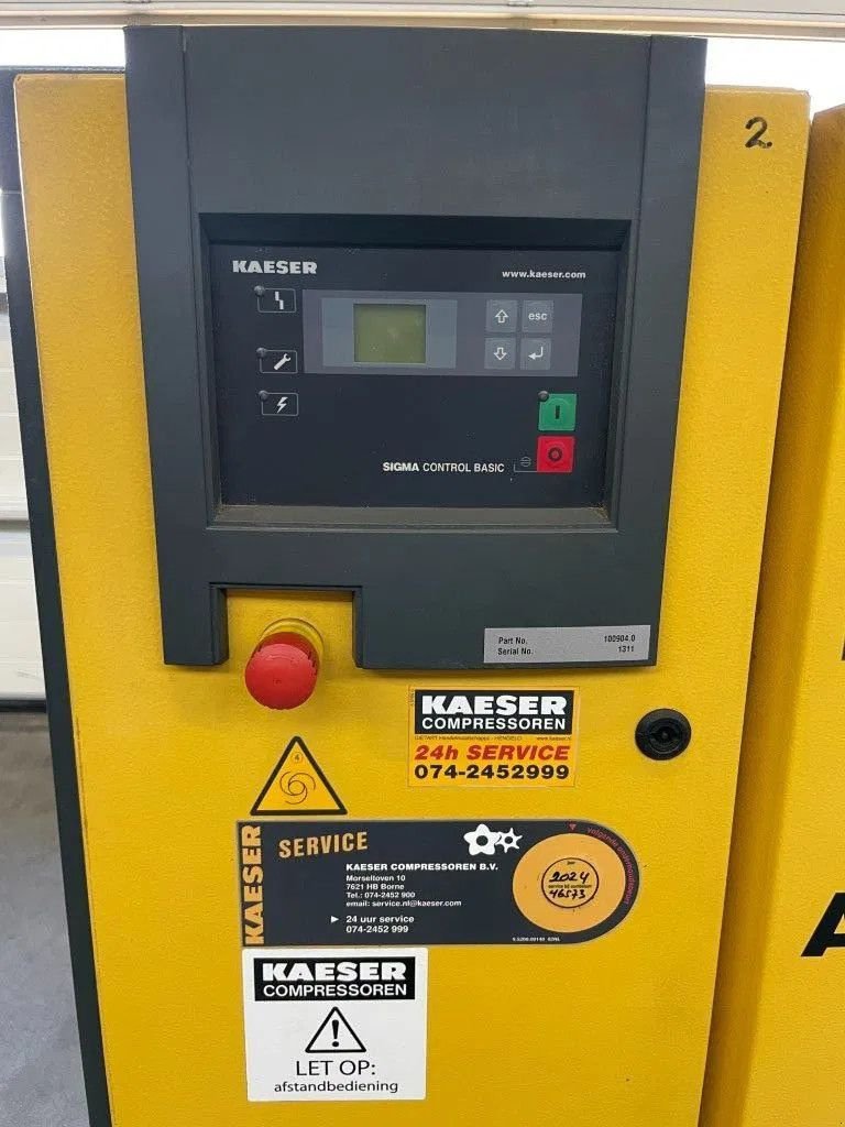 Kompressor typu Kaeser ASK 32 elektrische schroefcompressor 18,5 KW 3.500 L/min. 8 Bar, Gebrauchtmaschine w VEEN (Zdjęcie 10)