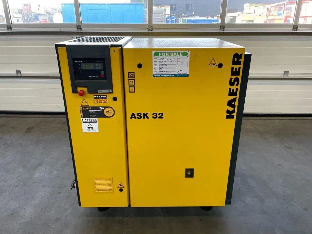 Kompressor typu Kaeser ASK 32 elektrische schroefcompressor 18,5 KW 3.500 L/min. 8 Bar, Gebrauchtmaschine w VEEN (Zdjęcie 1)