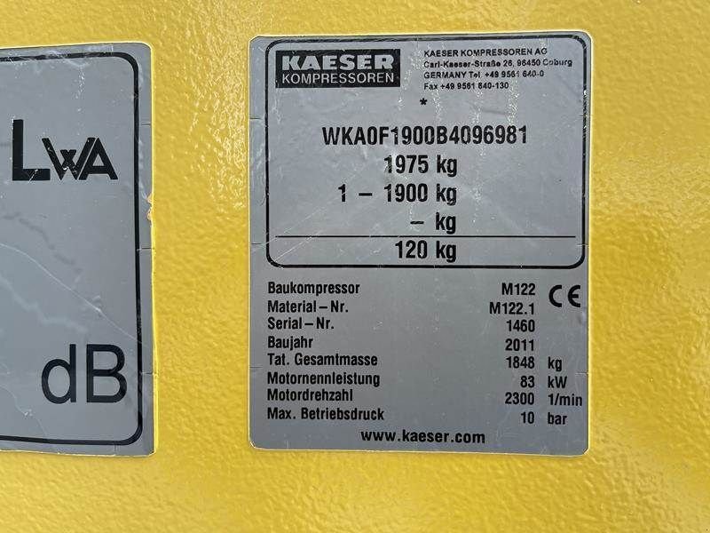 Kompressor tipa Kaeser M 122 - N, Gebrauchtmaschine u Waregem (Slika 4)