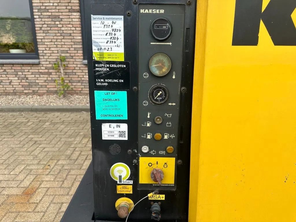 Kompressor tipa Kaeser M122 Deutz 11.1 m3 / min 10 Bar 83 kW Mobiele Diesel Compressor, Gebrauchtmaschine u VEEN (Slika 5)