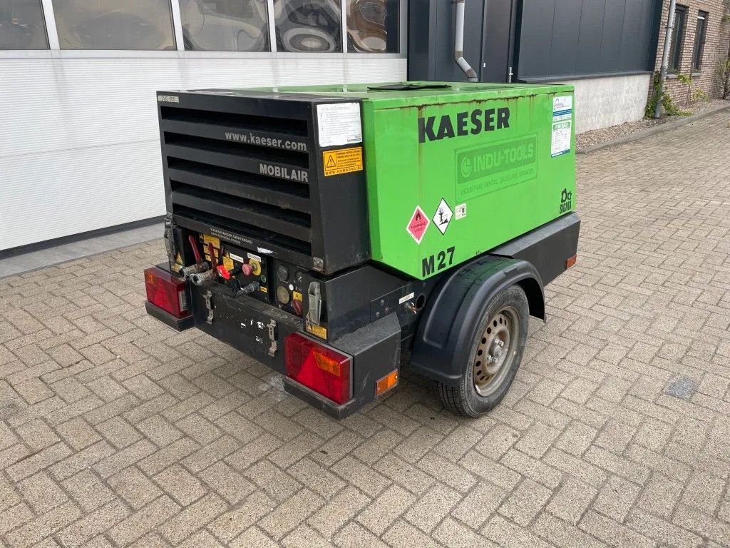 Kompressor tip Kaeser M27 Kubota 2,7 m3 / min 7 Bar 18 kW Mobiele Silent Diesel Compre, Gebrauchtmaschine in VEEN (Poză 2)