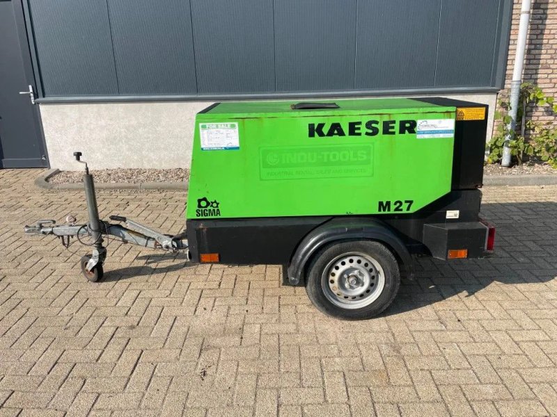 Kompressor typu Kaeser M27 Kubota 2,7 m3 / min 7 Bar 18 kW Mobiele Silent Diesel Compre, Gebrauchtmaschine v VEEN