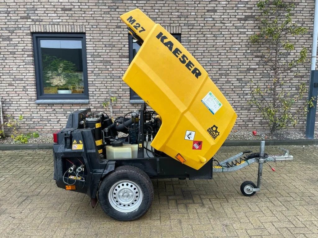 Kompressor van het type Kaeser M27 Kubota 2,7 m3 / min 7 Bar 18 kW Mobiele Silent Diesel Compre, Gebrauchtmaschine in VEEN (Foto 10)