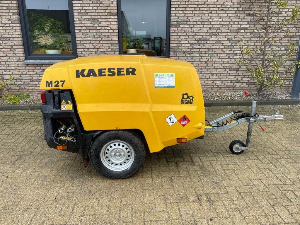 Kompressor del tipo Kaeser M27 Kubota 2,7 m3 / min 7 Bar 18 kW Mobiele Silent Diesel Compre, Gebrauchtmaschine In VEEN (Immagine 1)