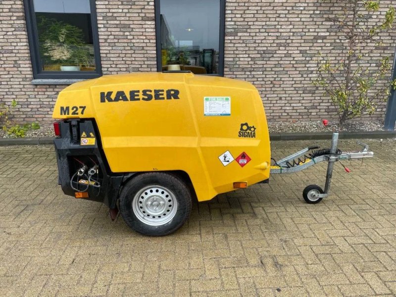 Kompressor a típus Kaeser M27 Kubota 2,7 m3 / min 7 Bar 18 kW Mobiele Silent Diesel Compre, Gebrauchtmaschine ekkor: VEEN