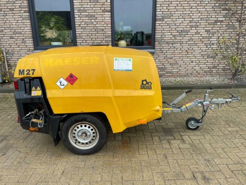 Kompressor typu Kaeser M27 Kubota 2,7 m3 / min 7 Bar 18 kW Mobiele Silent Diesel Compre, Gebrauchtmaschine w VEEN