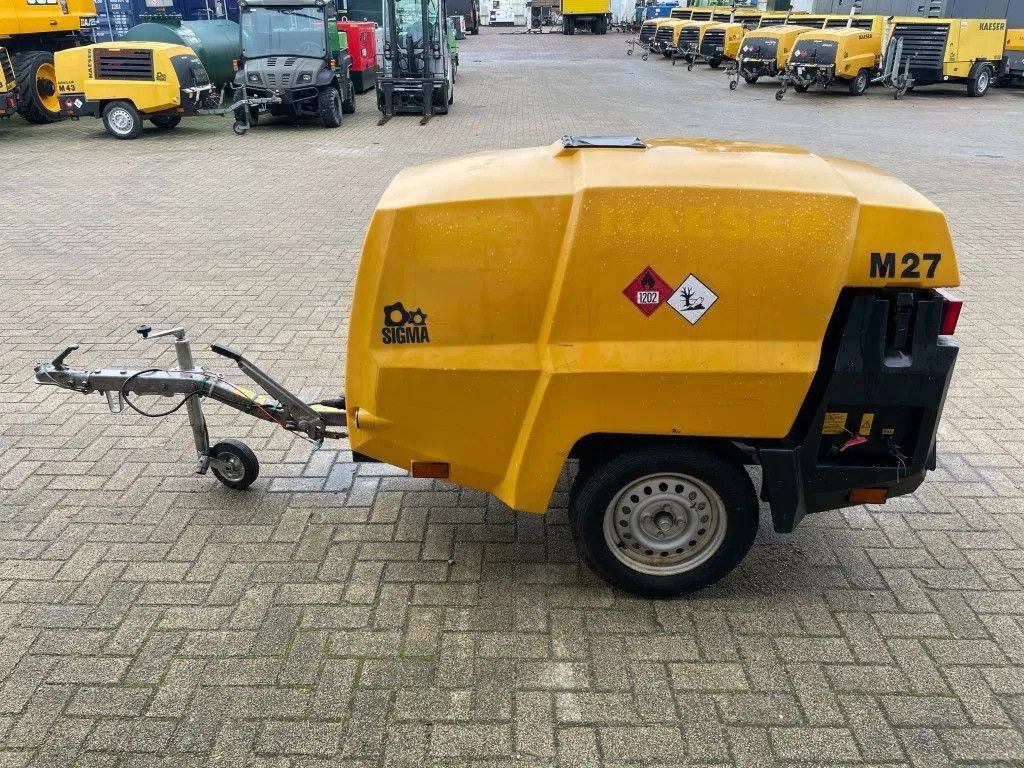 Kompressor van het type Kaeser M27 Kubota 2,7 m3 / min 7 Bar 18 kW Mobiele Silent Diesel Compre, Gebrauchtmaschine in VEEN (Foto 11)