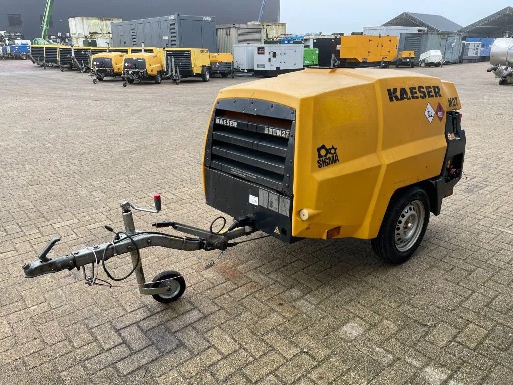 Kompressor tip Kaeser M27 Kubota 2,7 m3 / min 7 Bar 18 kW Mobiele Silent Diesel Compre, Gebrauchtmaschine in VEEN (Poză 7)