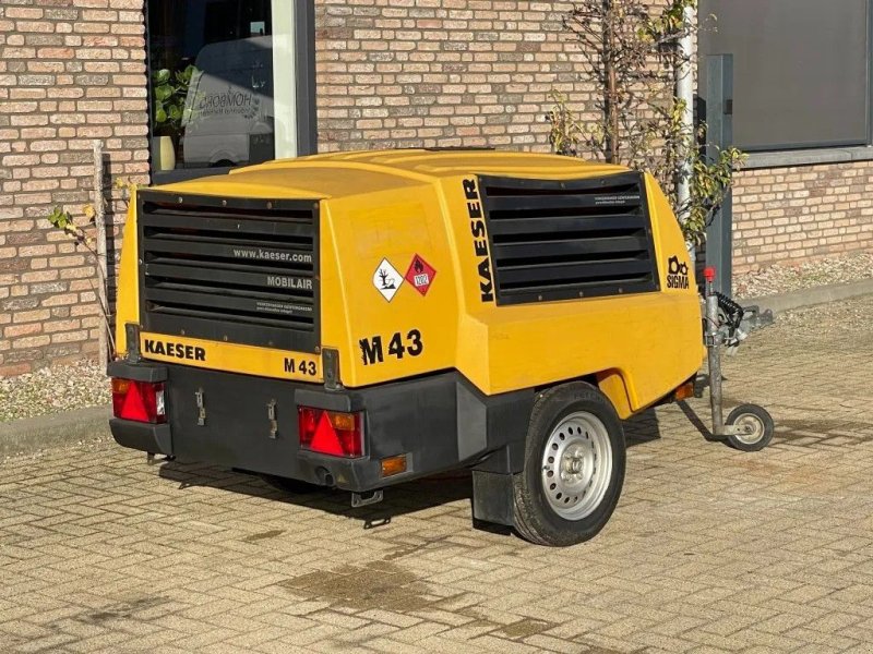 Kompressor del tipo Kaeser M43 Kubota 4,2 m3 / min 7 Bar 30 kW mobiele Compressor, Gebrauchtmaschine In VEEN