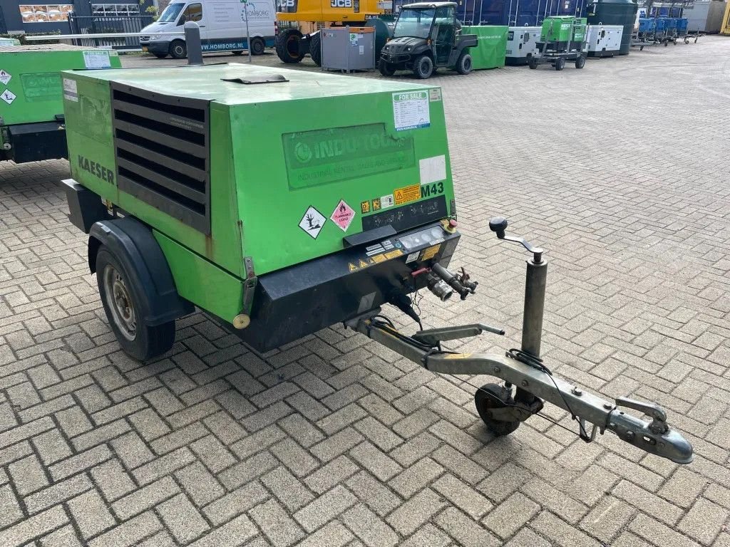 Kompressor van het type Kaeser M43 Kubota 4,2 m3 / min 7 Bar 30 kW Mobiele Silent Diesel Compre, Gebrauchtmaschine in VEEN (Foto 8)