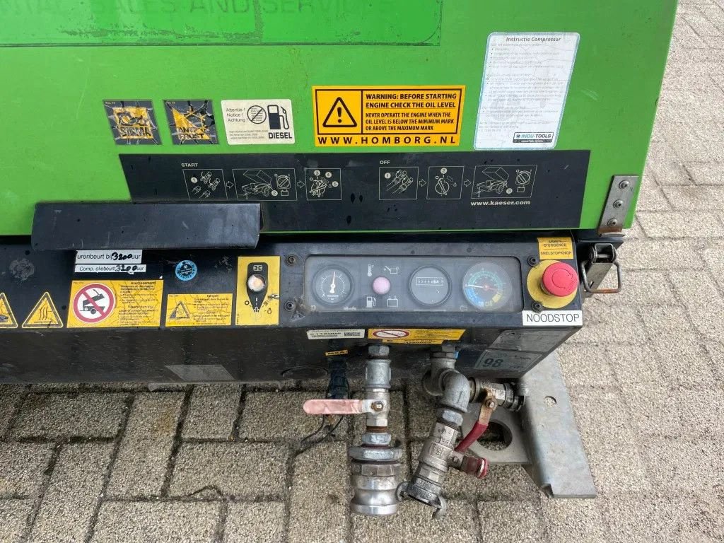 Kompressor del tipo Kaeser M43 Kubota 4,2 m3 / min 7 Bar 30 kW Silent Diesel Compressor, Gebrauchtmaschine In VEEN (Immagine 3)