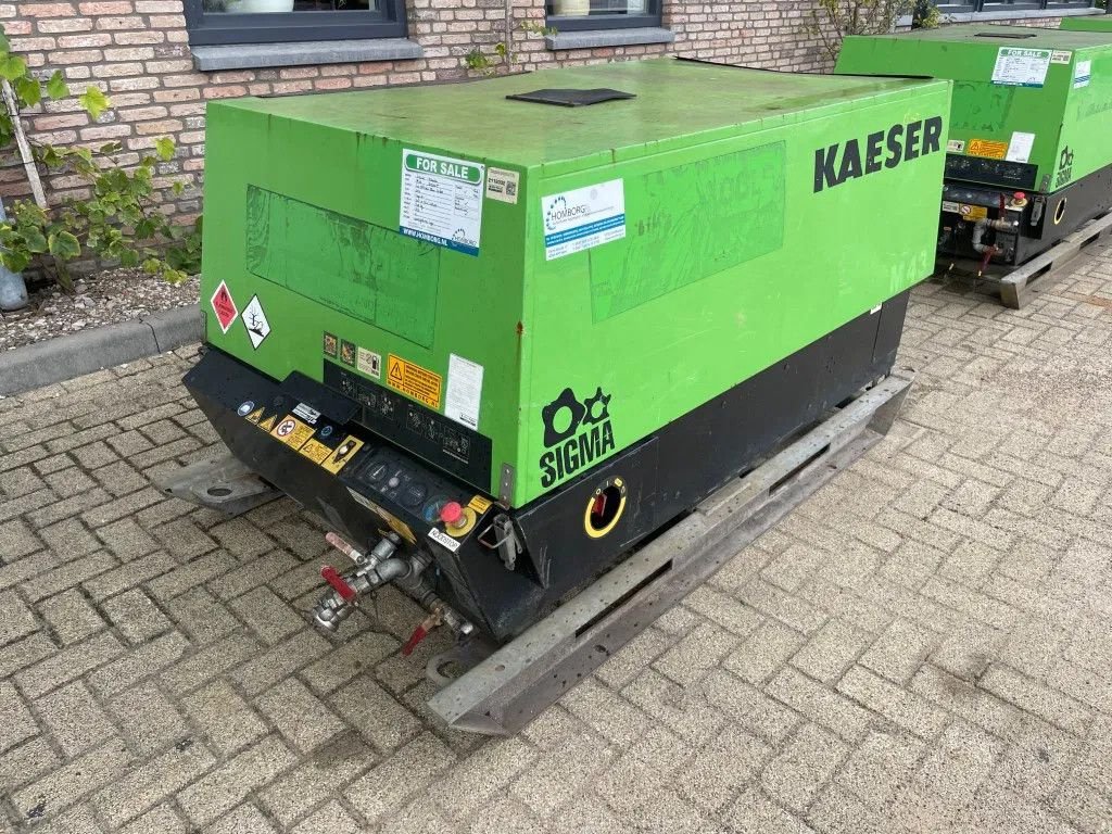 Kompressor Türe ait Kaeser M43 Kubota 4,2 m3 / min 7 Bar 30 kW Silent Diesel Compressor, Gebrauchtmaschine içinde VEEN (resim 2)