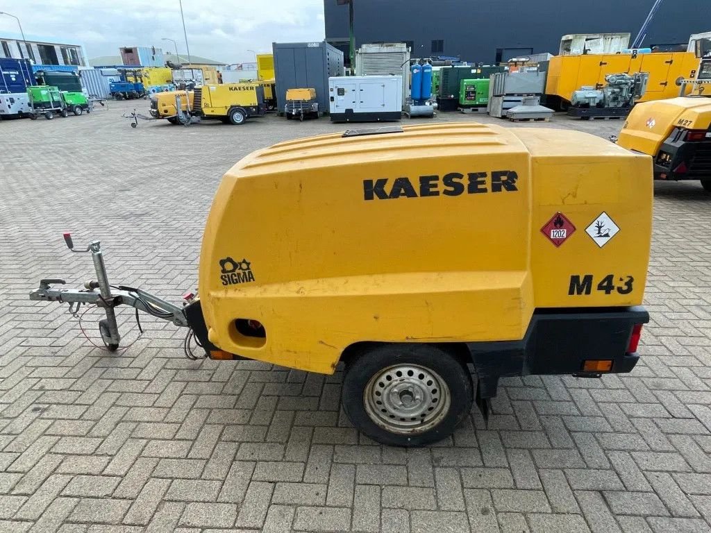 Kompressor typu Kaeser M43 Kubota 4,3 m3 / min 7 Bar 30 kW Mobielel Compressor, Gebrauchtmaschine v VEEN (Obrázek 8)