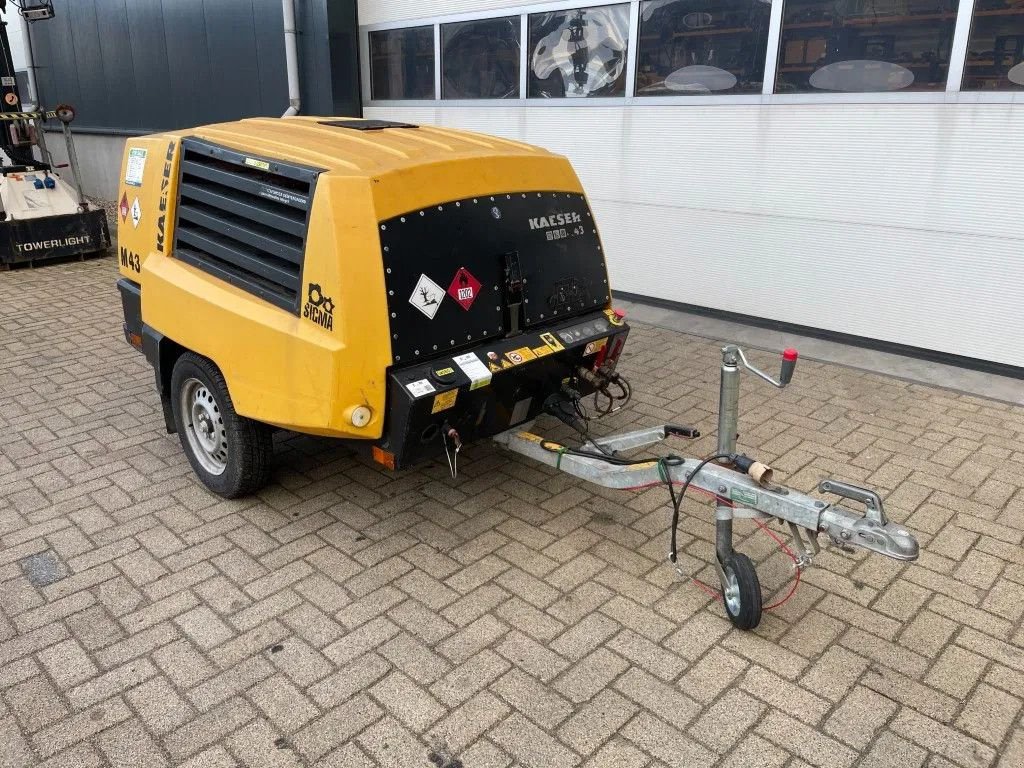 Kompressor Türe ait Kaeser M43 Kubota 4,3 m3 / min 7 Bar 30 kW Mobielel Compressor, Gebrauchtmaschine içinde VEEN (resim 4)