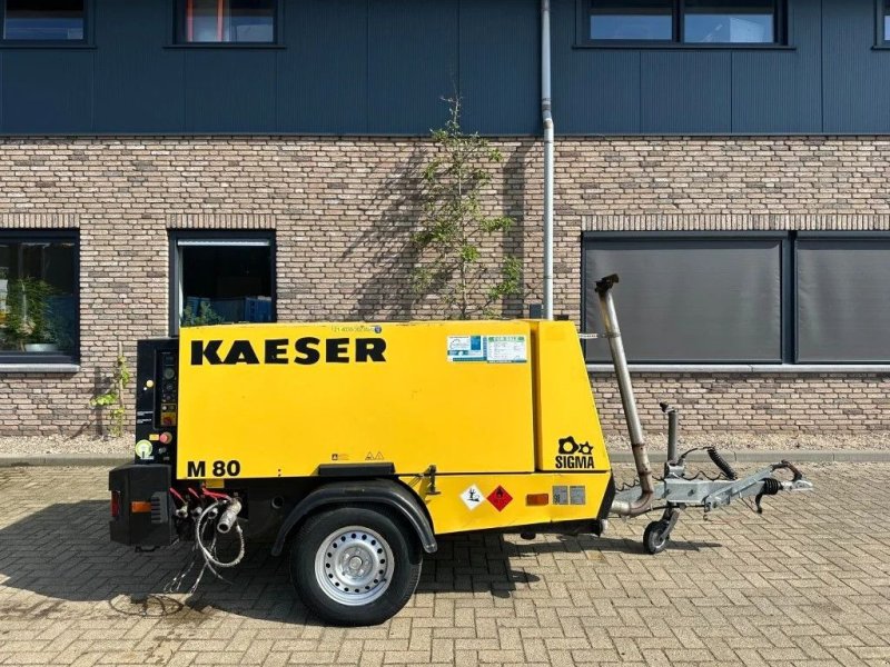 Kompressor типа Kaeser M80 Kubota 8.1 m3 / min 7 Bar 55 kW Mobiele Silent Diesel Compre, Gebrauchtmaschine в VEEN (Фотография 1)