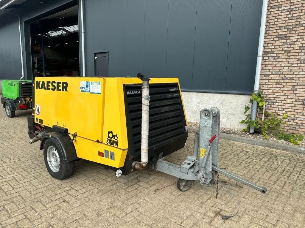 Kompressor del tipo Kaeser M80 Kubota 8.1 m3 / min 7 Bar 55 kW Mobiele Silent Diesel Compre, Gebrauchtmaschine In VEEN (Immagine 2)