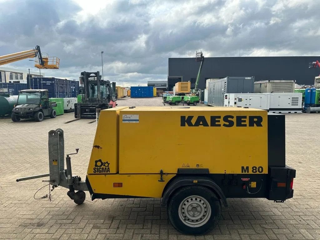 Kompressor typu Kaeser M80 Kubota 8.1 m3 / min 7 Bar 55 kW Mobiele Silent Diesel Compre, Gebrauchtmaschine w VEEN (Zdjęcie 5)