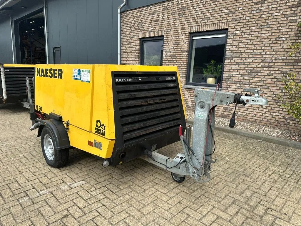 Kompressor tip Kaeser M80 Kubota 8.1 m3 / min 7 Bar 55 kW Mobiele Silent Diesel Compre, Gebrauchtmaschine in VEEN (Poză 2)