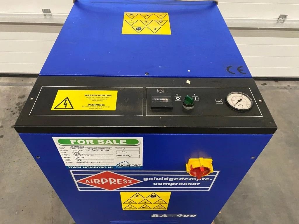 Kompressor typu Sonstige Airpress BA 900 5.5 kW 10 Bar 822 L / min Elektrische Zuigercompressor, Gebrauchtmaschine w VEEN (Zdjęcie 11)