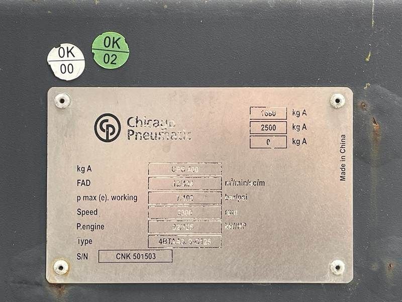 Kompressor Türe ait Sonstige Chicago CPS 400, Gebrauchtmaschine içinde Waregem (resim 5)