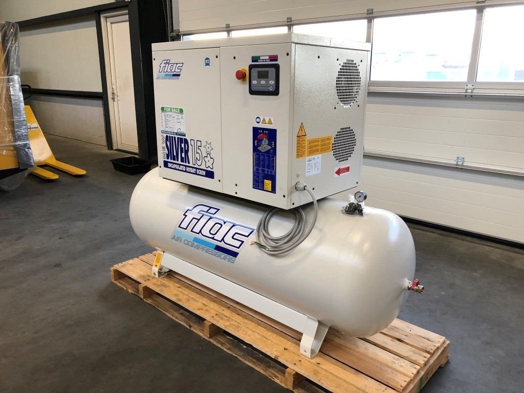 Kompressor del tipo Sonstige Fiac New Silver 15 / 500 Silent 11 kW 1430 L / min Elektrische Schroe, Neumaschine In VEEN (Immagine 3)