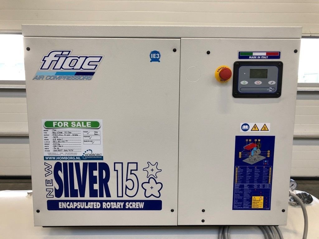 Kompressor typu Sonstige Fiac New Silver 15 / 500 Silent 11 kW 1430 L / min Elektrische Schroe, Neumaschine w VEEN (Zdjęcie 10)