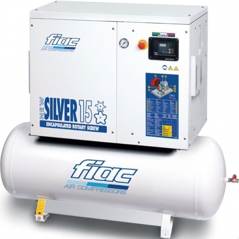 Kompressor del tipo Sonstige Fiac New Silver 15 / 500 Silent 11 kW 1430 L / min Elektrische Schroe, Neumaschine In VEEN (Immagine 1)