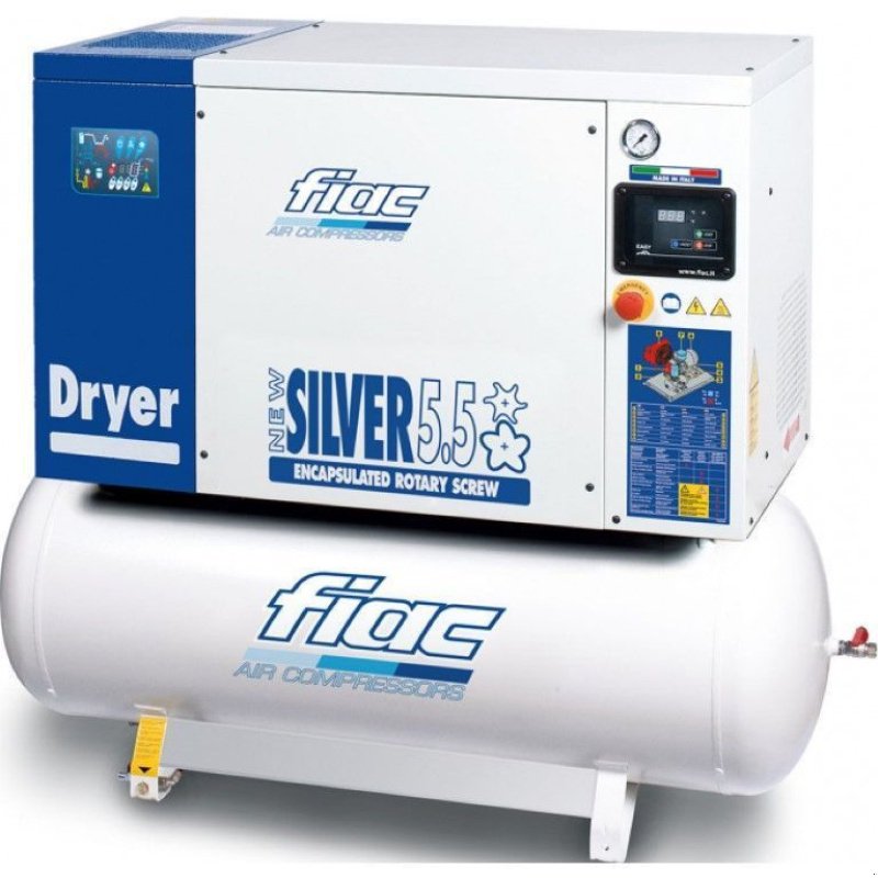 Kompressor des Typs Sonstige Fiac New Silver D 5.5 / 200 Silent 4 kW 450 L / min 10 Bar Elektrisch, Neumaschine in VEEN (Bild 1)