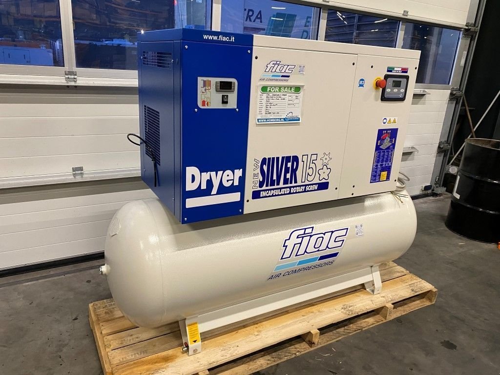 Kompressor Türe ait Sonstige Fiac NewSilver D 15 / 500 NewSilver D 15 / 500 - 1430 L / min 11 kW 1, Neumaschine içinde VEEN (resim 3)