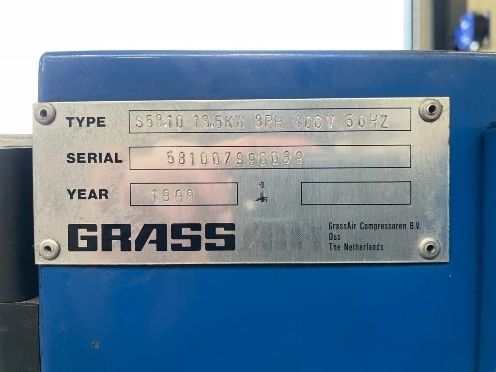 Kompressor of the type Sonstige Grassair S58.10 Elektrische Schroefcompressor 18.5 kW 2500 L / min 10 Bar, Gebrauchtmaschine in VEEN (Picture 4)