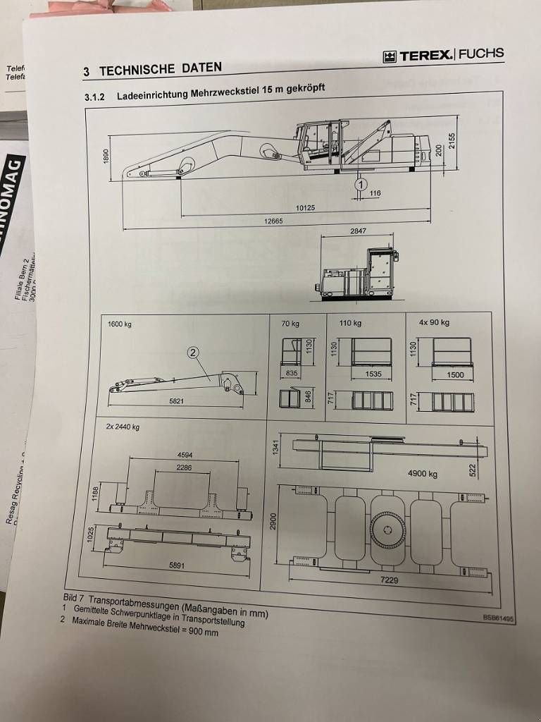 Kran des Typs Fuchs SHL 850D ELECTRO, Gebrauchtmaschine in Wommels (Bild 7)