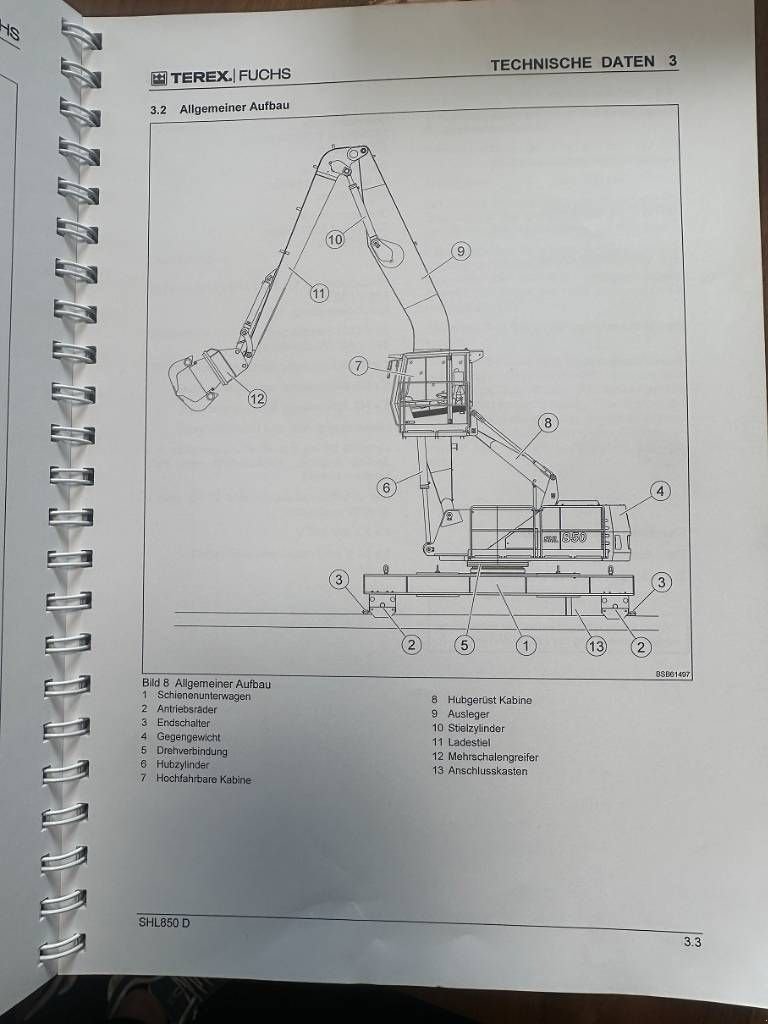 Kran des Typs Fuchs SHL 850D ELECTRO, Gebrauchtmaschine in Wommels (Bild 11)