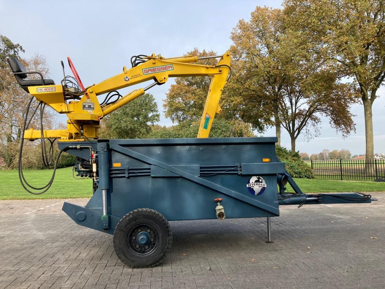 Kran van het type Griesser Griesser getrokken kraan baggerbak, Gebrauchtmaschine in Vriezenveen (Foto 4)