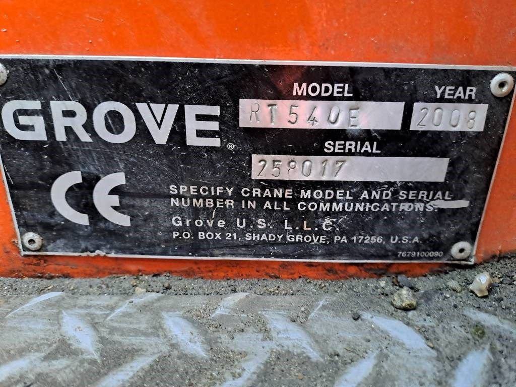 Kran του τύπου Grove RT540E, Gebrauchtmaschine σε Stabroek (Φωτογραφία 11)