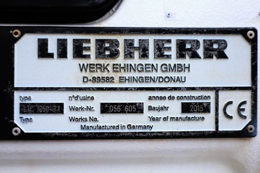 Kran Türe ait Liebherr LTC1050-3.1 Diesel, 6x6x6 Drive, 50t Capacity, 36m, Gebrauchtmaschine içinde Groenlo (resim 7)