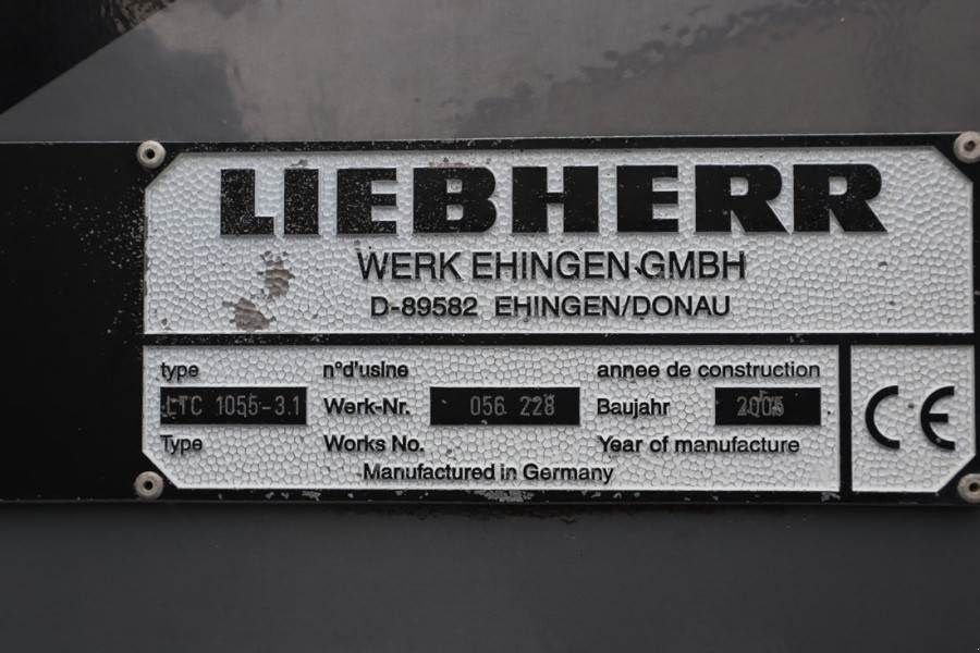 Kran tip Liebherr LTC1055-3.1 Diesel, 6x6x6 Drive, 55t Capacity, 36m, Gebrauchtmaschine in Groenlo (Poză 7)