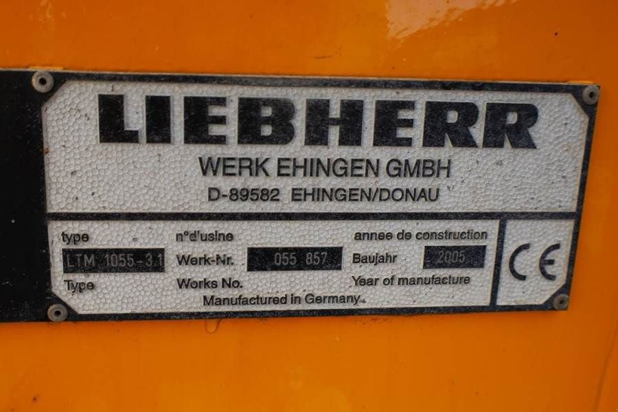 Kran типа Liebherr LTM1055-3.1 Diesel, 6x6x6 Drive, 32.5m Main Boom,, Gebrauchtmaschine в Groenlo (Фотография 7)