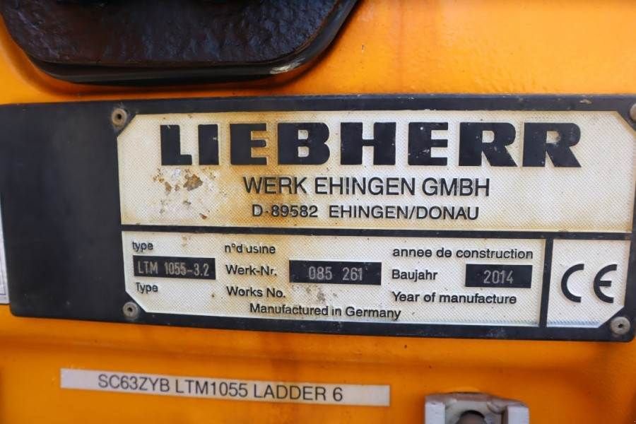 Kran del tipo Liebherr LTM1055-3.2 6x6x6 Drive, 55t Capacity, 40m Main Bo, Gebrauchtmaschine In Groenlo (Immagine 9)