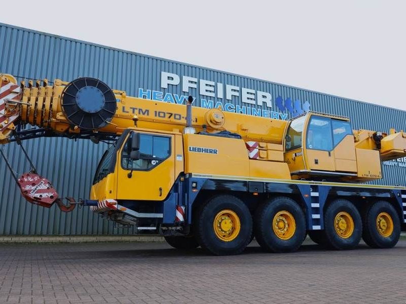 Kran del tipo Liebherr LTM1070-4.1 Diesel, 8x6x8 Drive, Hydr. Jib, 6 Sect, Gebrauchtmaschine en Groenlo