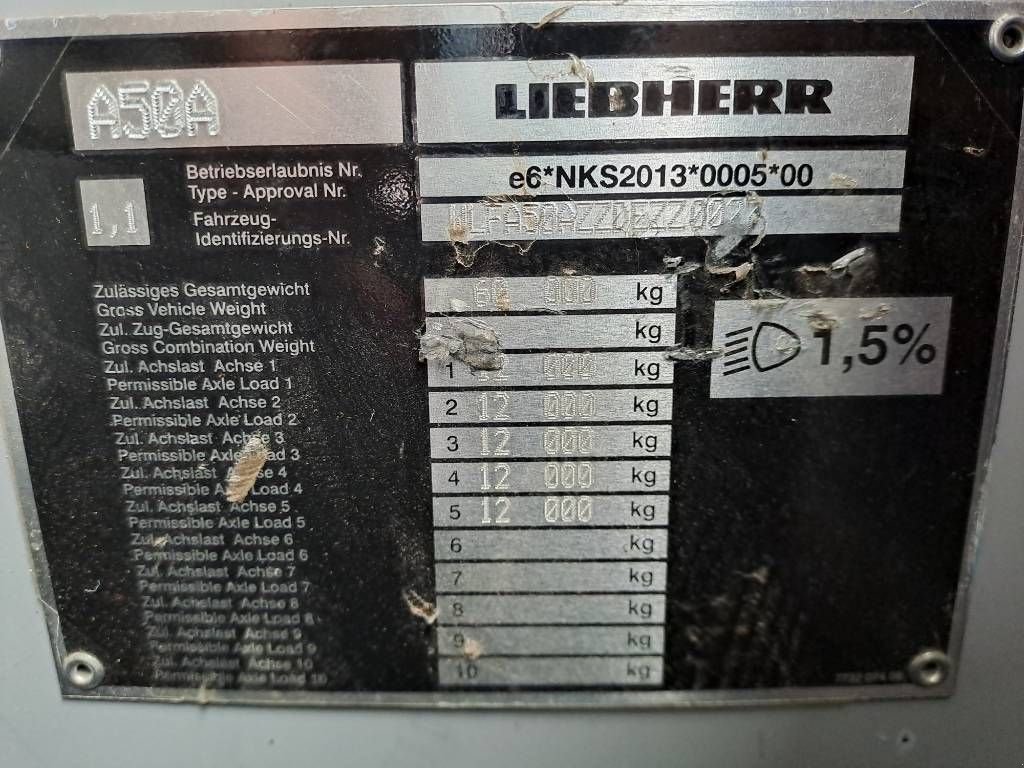 Kran tip Liebherr LTM1095-5.1, Gebrauchtmaschine in Stabroek (Poză 10)