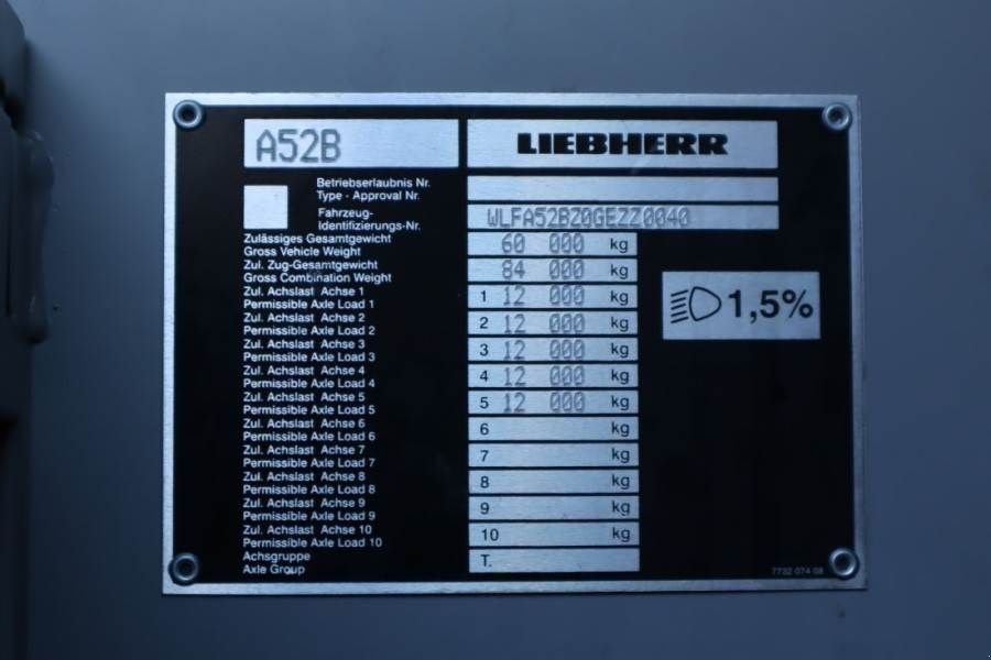 Kran a típus Liebherr LTM1130-5.1 Valid Inspection, Dutch Vehicle Regist, Gebrauchtmaschine ekkor: Groenlo (Kép 7)